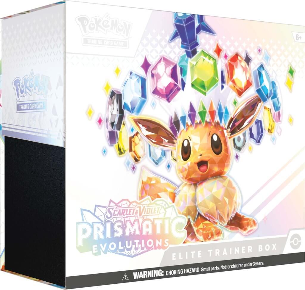 POKÉMON TCG Scarlet & Violet 8.5 Prismatic Evolutions Elite Trainer Box POKÉMON TCG Scarlet & Violet 8.5 Prismatic Evolutions Elite Trainer Box
